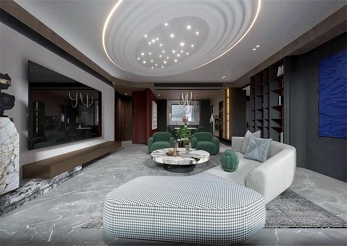 中海九樾143㎡ | 你不敢尝试的暗黑系混搭风，到底有多炫酷？！