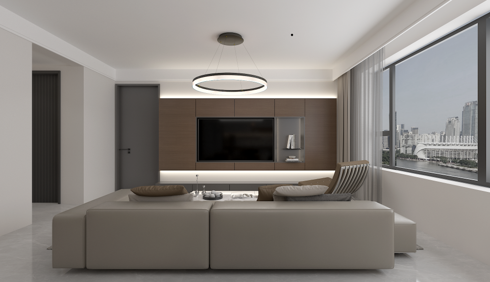 金宇凤语庭105㎡ | 花小钱办大事！小户型+简约黑白灰着实惊艳