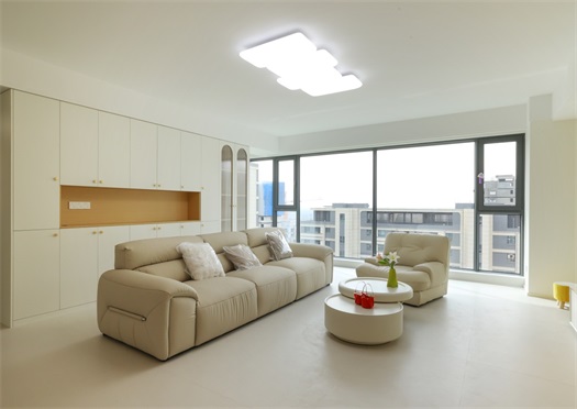 实景 | 万锦公馆143㎡奶油风，藏进角落里的写意自然，让焦虑瞬间清零！