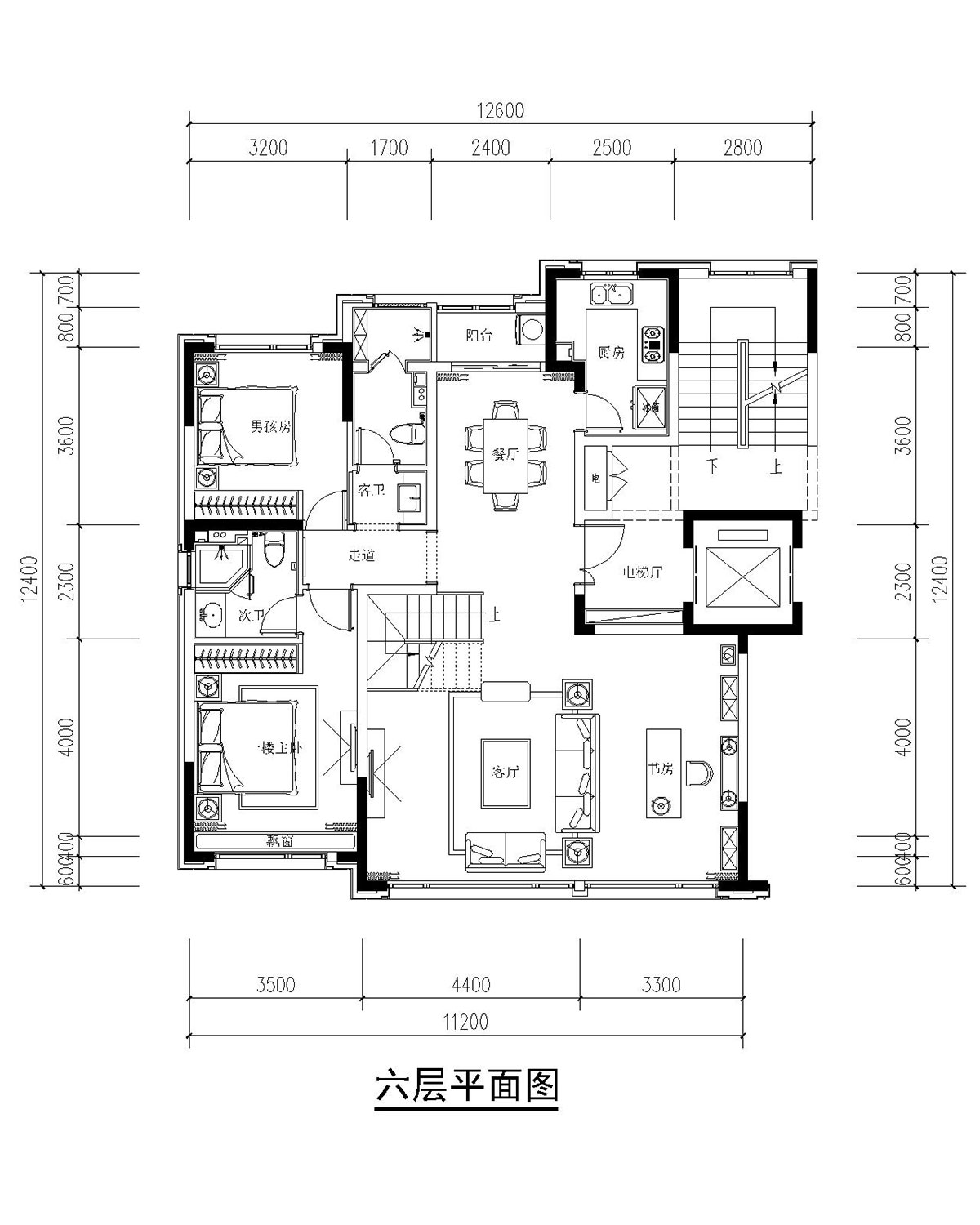 一层平面布局
